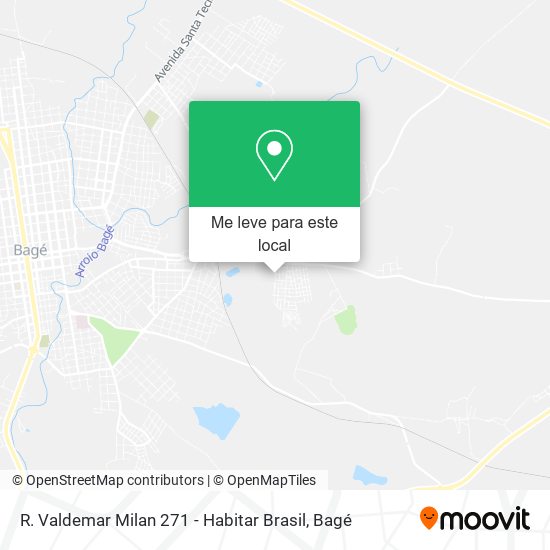 R. Valdemar Milan 271 - Habitar Brasil mapa