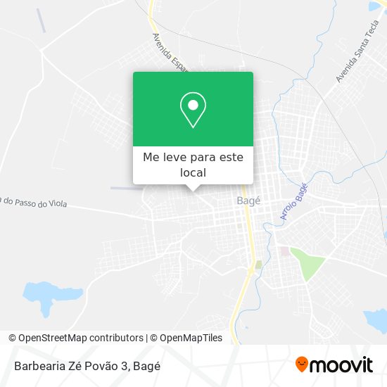 Barbearia Zé Povão 3 mapa