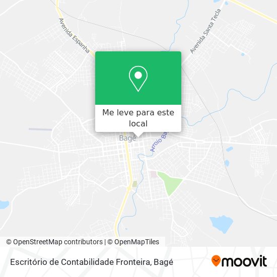 Escritório de Contabilidade Fronteira mapa