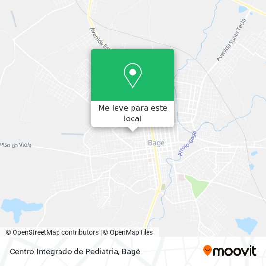 Centro Integrado de Pediatria mapa