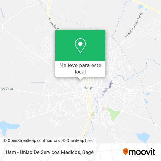 Usm - Uniao De Servicos Medicos mapa