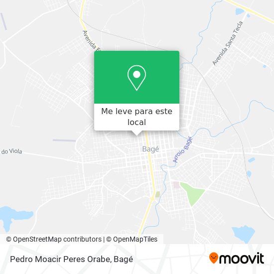 Pedro Moacir Peres Orabe mapa