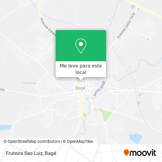 Fruteira Sao Luiz mapa