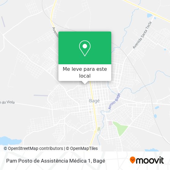 Pam Posto de Assistência Médica 1 mapa