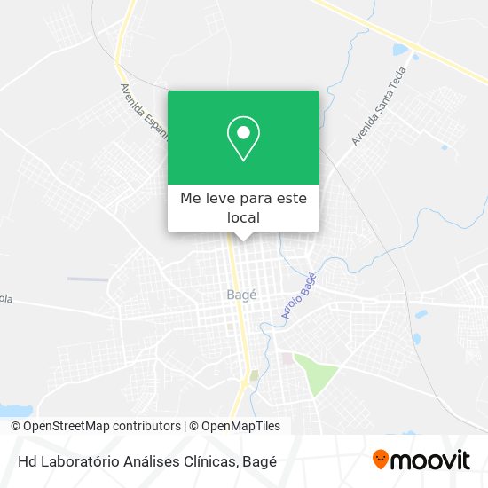 Hd Laboratório Análises Clínicas mapa
