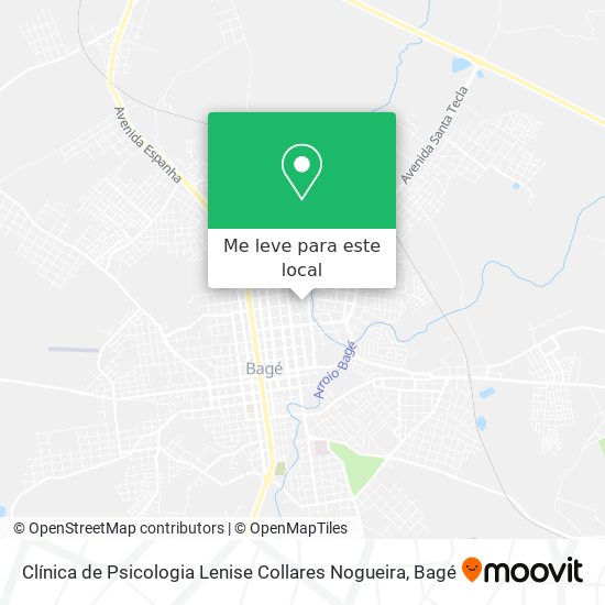 Clínica de Psicologia Lenise Collares Nogueira mapa