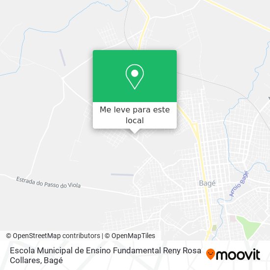 Escola Municipal de Ensino Fundamental Reny Rosa Collares mapa
