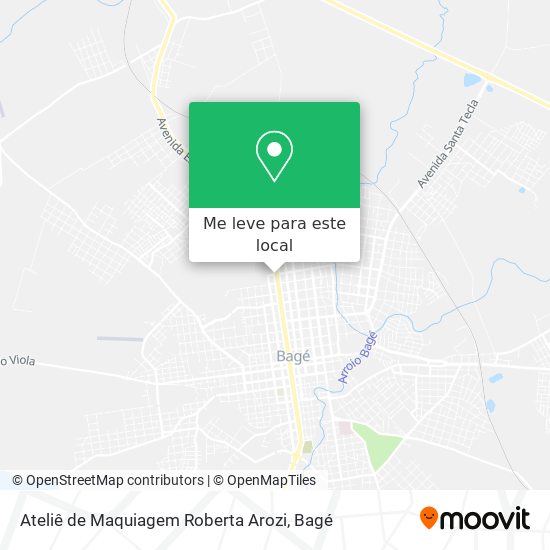 Ateliê de Maquiagem Roberta Arozi mapa