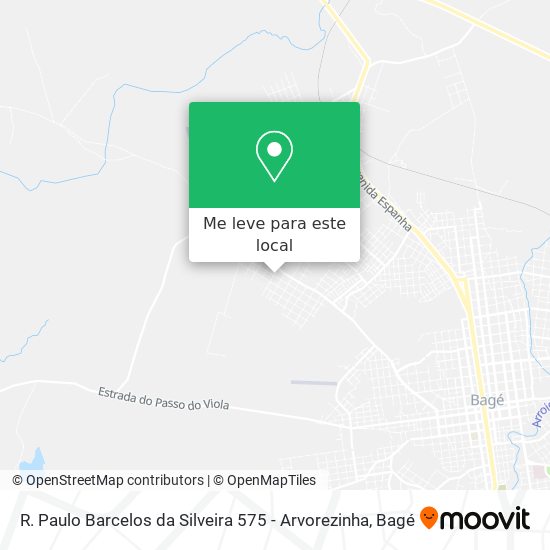 R. Paulo Barcelos da Silveira 575 - Arvorezinha mapa