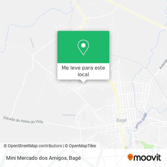 Mini Mercado dos Amigos mapa