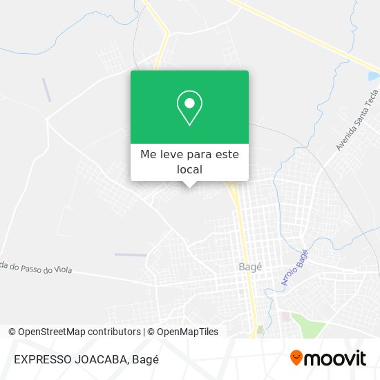 EXPRESSO JOACABA mapa