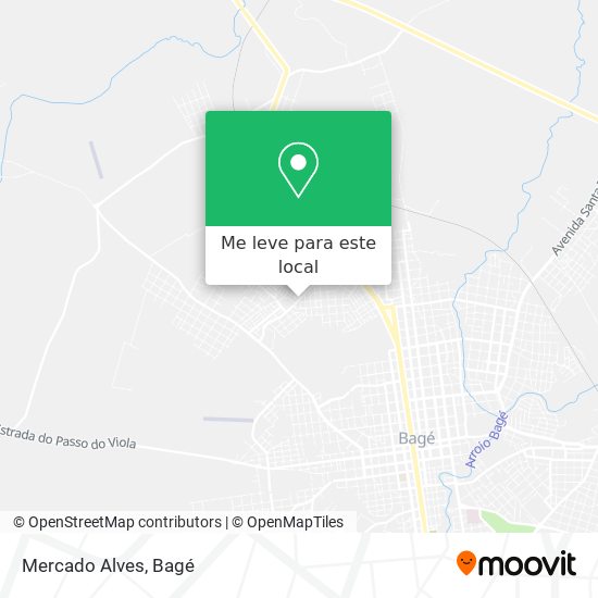 Mercado Alves mapa