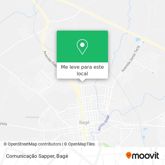 Comunicação Sapper mapa