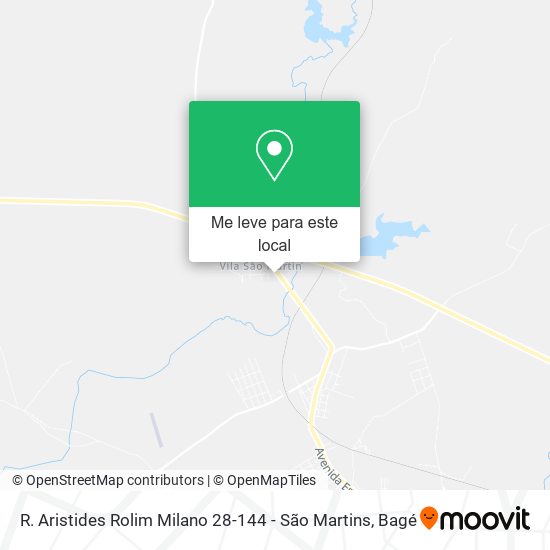 R. Aristides Rolim Milano 28-144 - São Martins mapa