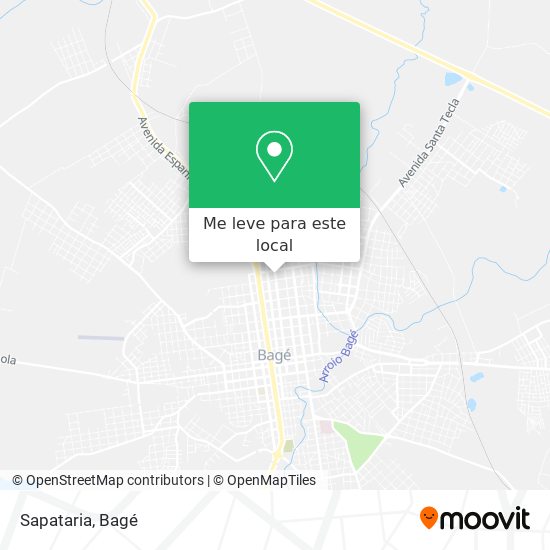 Sapataria mapa