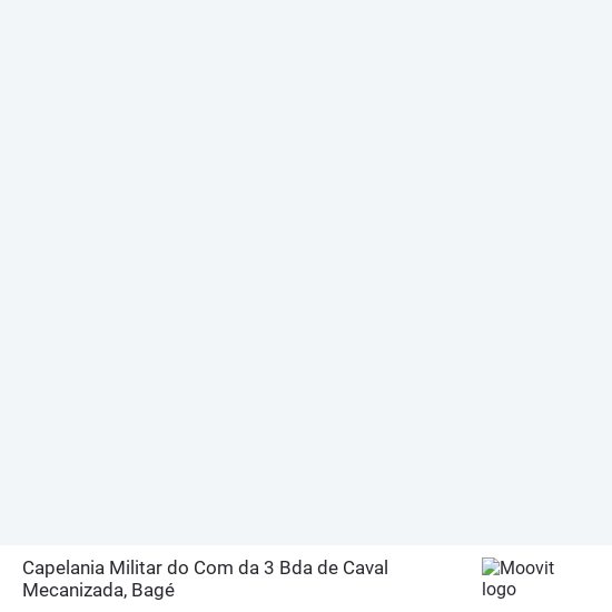 Capelania Militar do Com da 3 Bda de Caval Mecanizada mapa