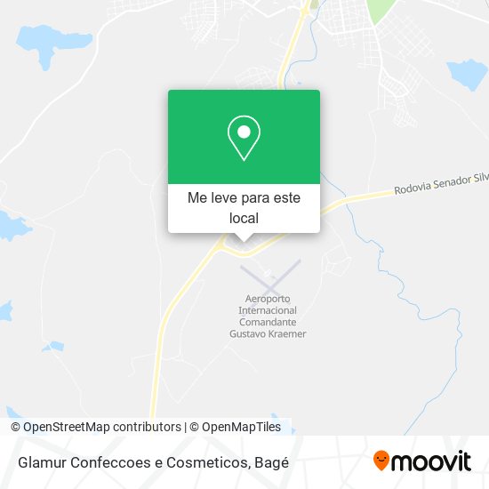 Glamur Confeccoes e Cosmeticos mapa