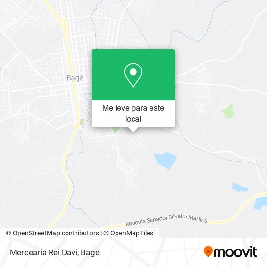 Mercearia Rei Davi mapa