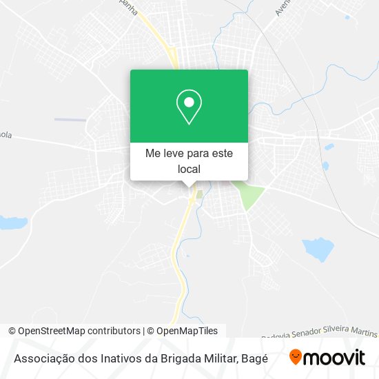 Associação dos Inativos da Brigada Militar mapa