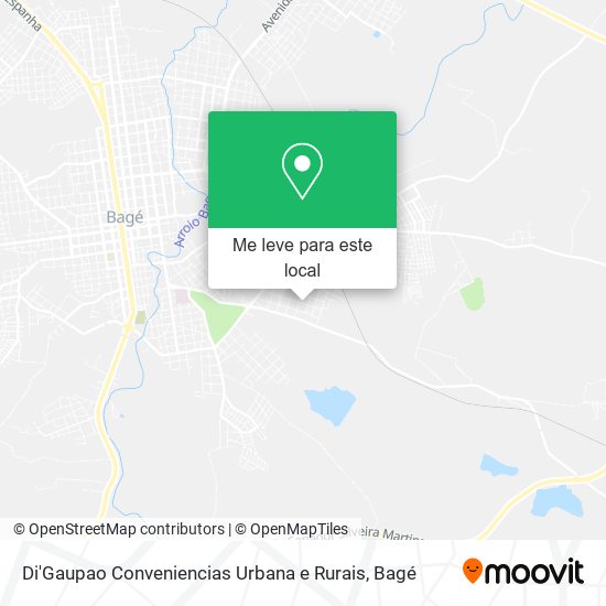 Di'Gaupao Conveniencias Urbana e Rurais mapa