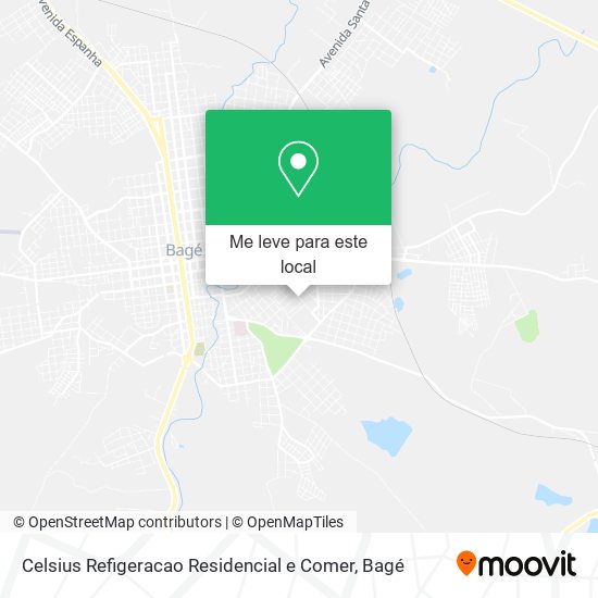 Celsius Refigeracao Residencial e Comer mapa