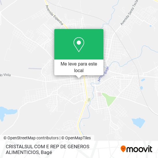 CRISTALSUL COM E REP DE GENEROS ALIMENTICIOS mapa