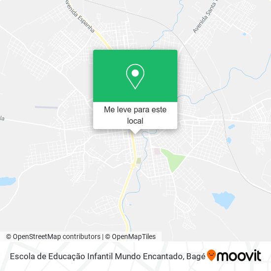 Escola de Educação Infantil Mundo Encantado mapa