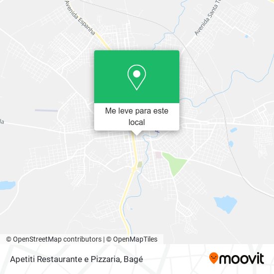 Apetiti Restaurante e Pizzaria mapa