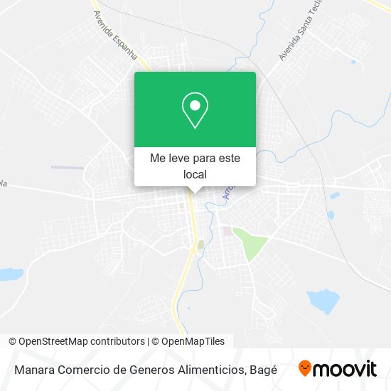 Manara Comercio de Generos Alimenticios mapa