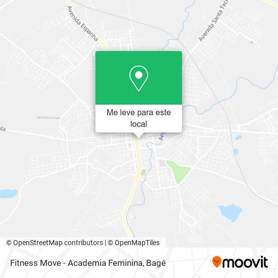 Fitness Move - Academia Feminina mapa
