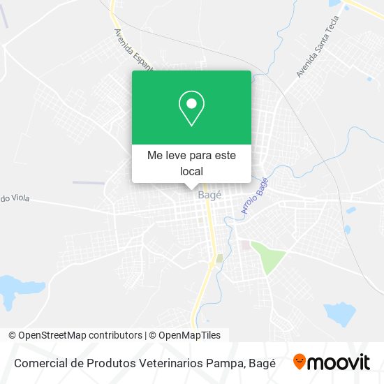 Comercial de Produtos Veterinarios Pampa mapa