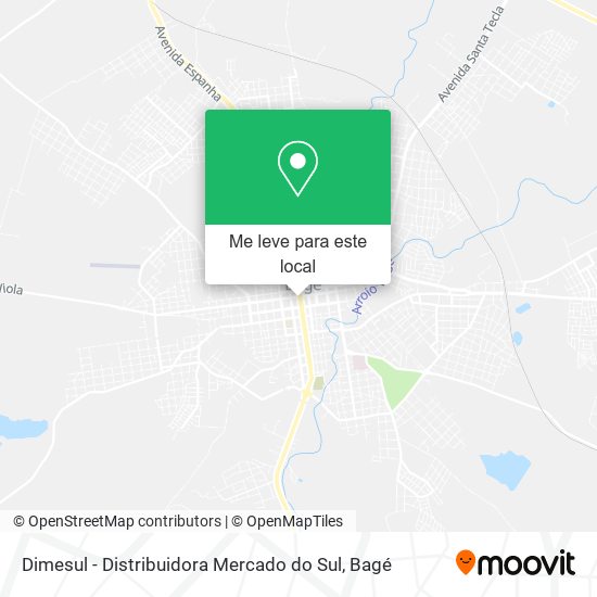 Dimesul - Distribuidora Mercado do Sul mapa