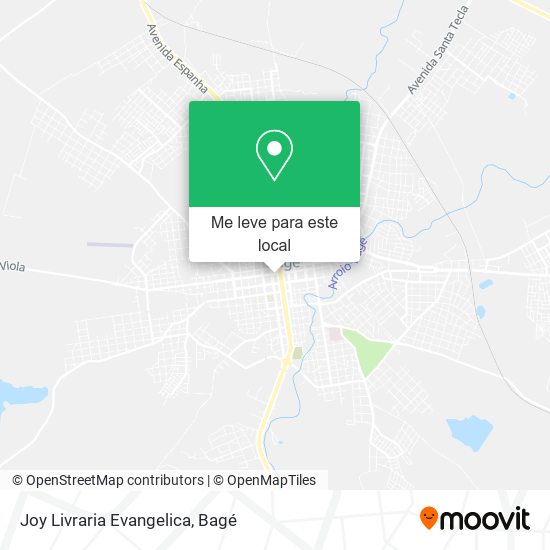Joy Livraria Evangelica mapa