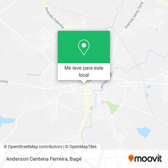 Anderson Centena Ferreira mapa