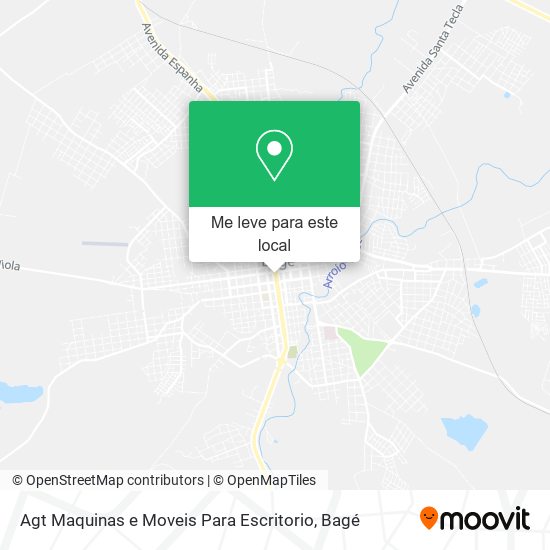 Agt Maquinas e Moveis Para Escritorio mapa