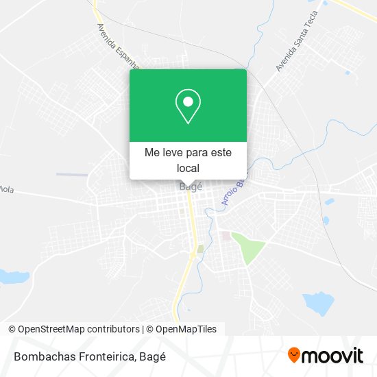 Bombachas Fronteirica mapa