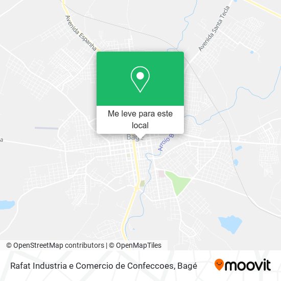 Rafat Industria e Comercio de Confeccoes mapa