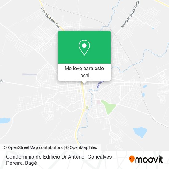 Condominio do Edificio Dr Antenor Goncalves Pereira mapa