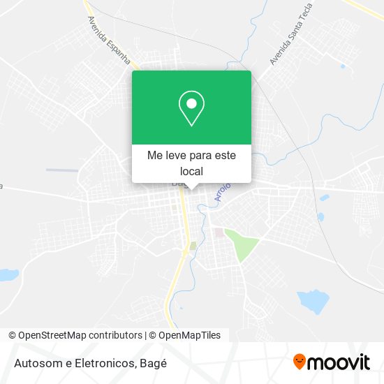 Autosom e Eletronicos mapa