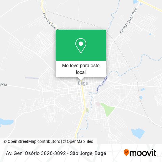 Av. Gen. Osório 3826-3892 - São Jorge mapa