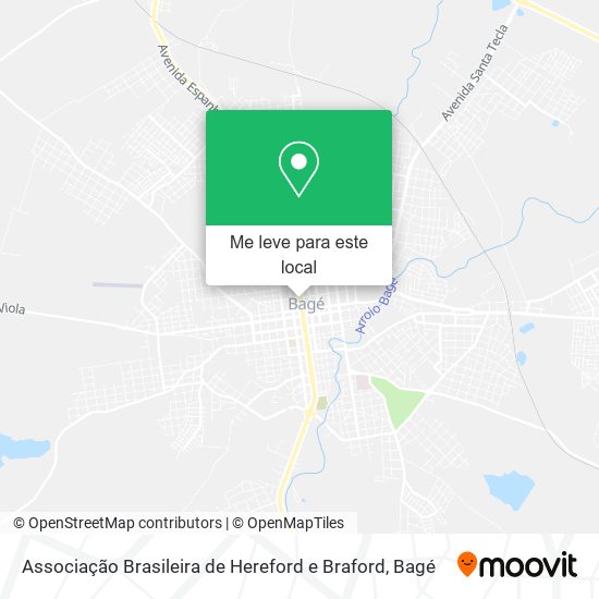 Associação Brasileira de Hereford e Braford mapa