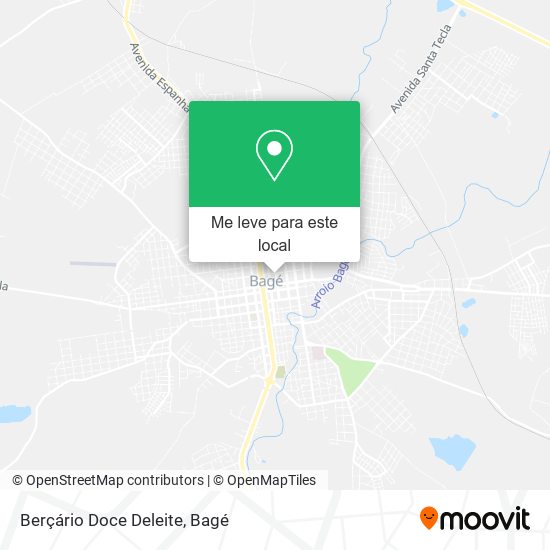 Berçário Doce Deleite mapa