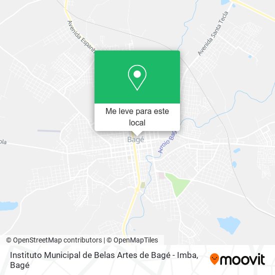 Instituto Municipal de Belas Artes de Bagé - Imba mapa