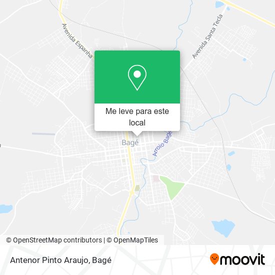Antenor Pinto Araujo mapa