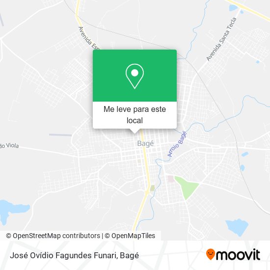 José Ovídio Fagundes Funari mapa