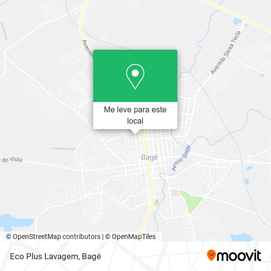 Eco Plus Lavagem mapa