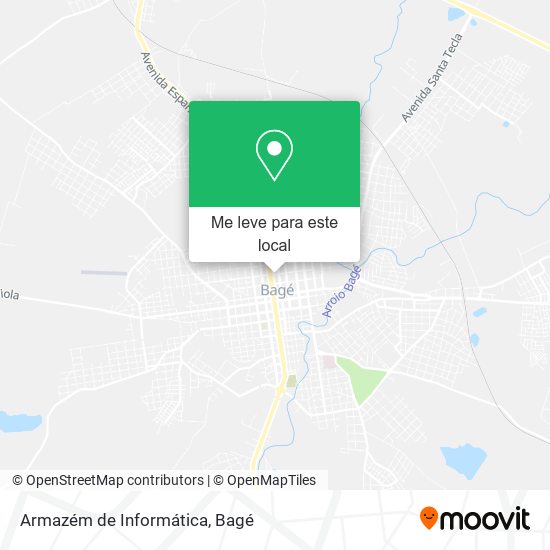 Armazém de Informática mapa