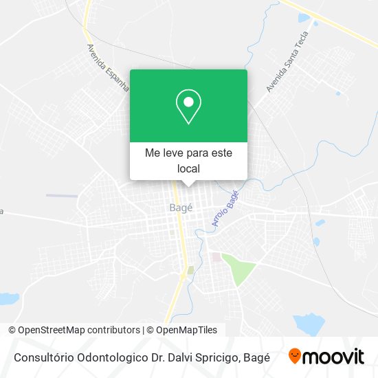 Consultório Odontologico Dr. Dalvi Spricigo mapa