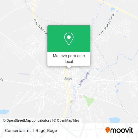 Conserta smart Bagé mapa