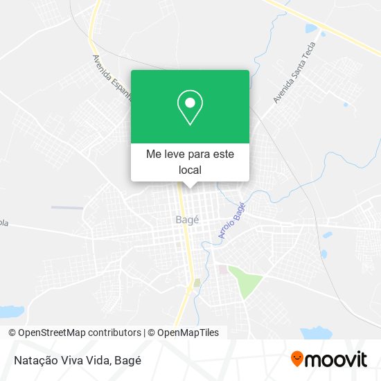 Natação Viva Vida mapa
